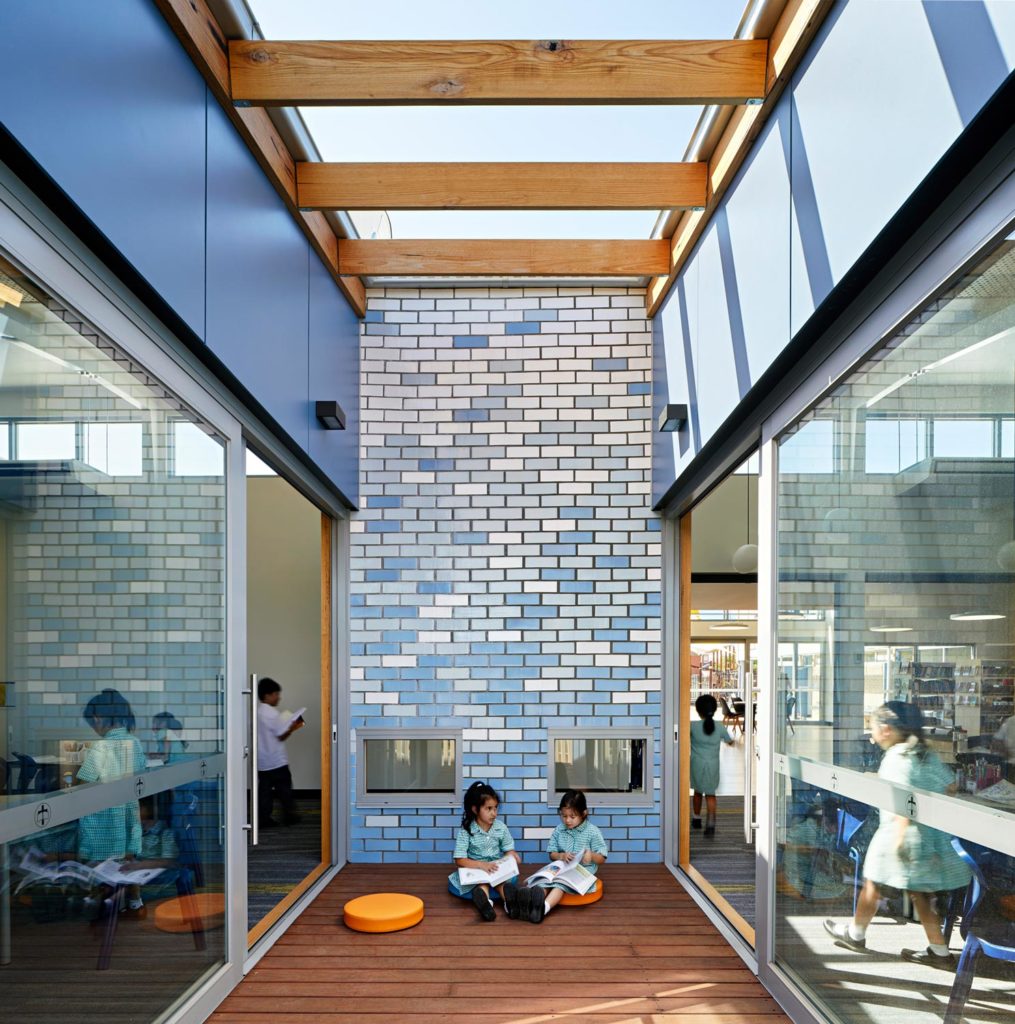 Catholic School Learning Environments Architecture Learning Decks Indoor Outdoor Classroom Glazed Bricks