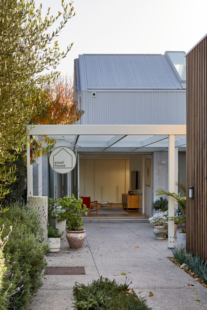 Williamstown residential design Roam Architects Small House entrance