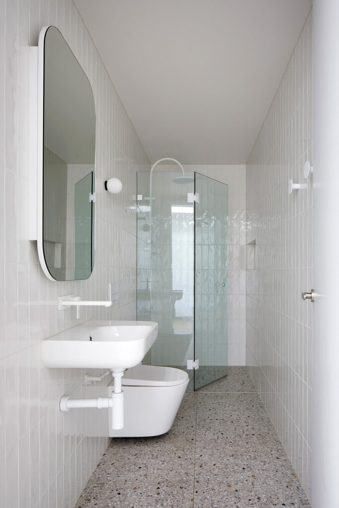 Williamstown residential design Roam Architects Small House bathroom